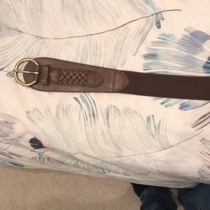 Brown Dress/Skirt Belt. Elastic band